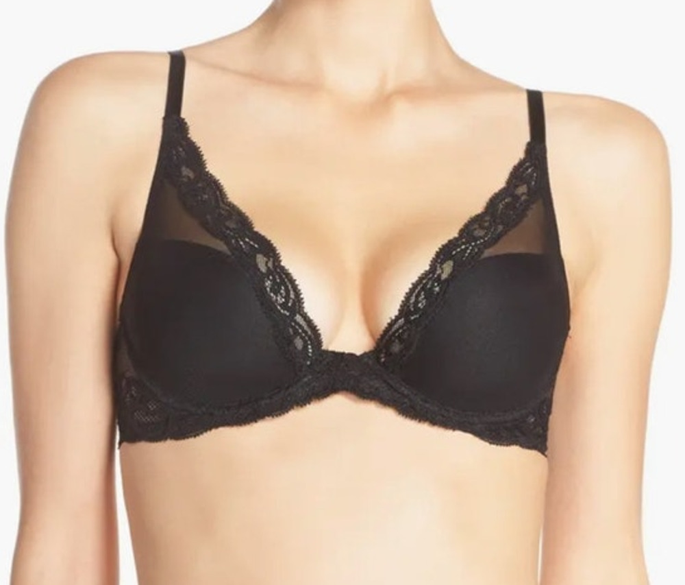 Natori bra 730023 Feathers underwire contour black size 34G